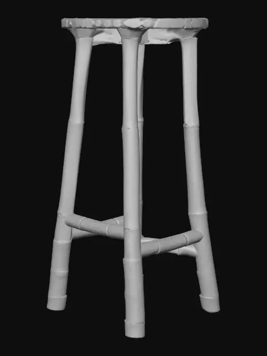 3D model for Bamboo Stool