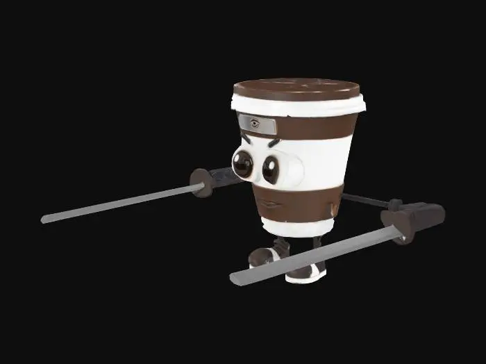3D model for Baristabot Warrior