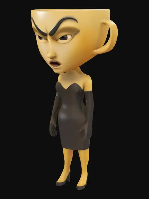 3D model for Teacup Diva