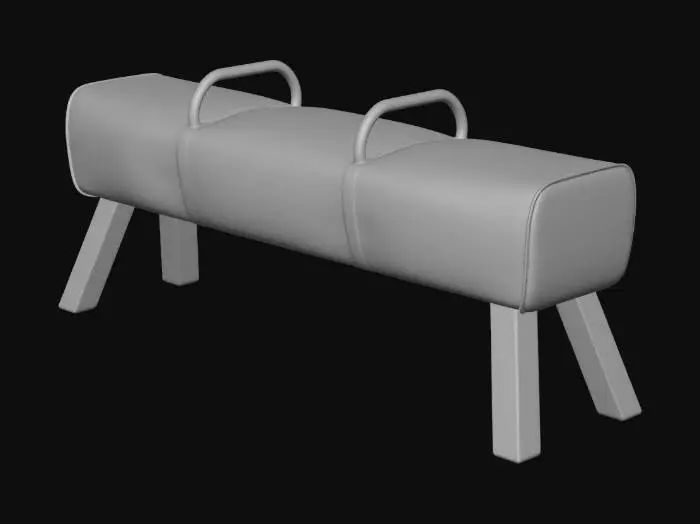 3D model for Leather Gym Bench Display