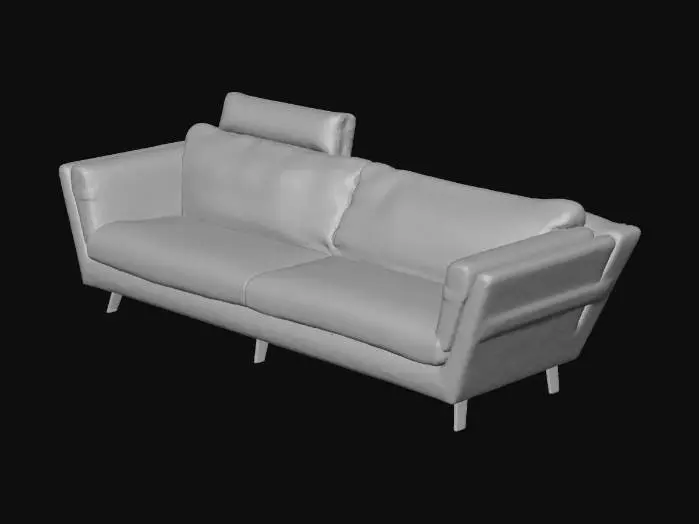 3D model for Mid-Century Modern Sofa
