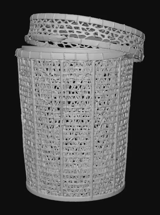 3D model for Woven Basket with Lid