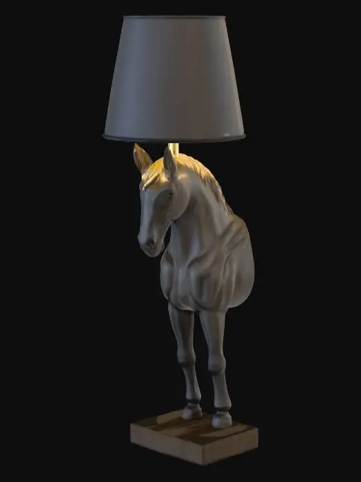 3D model for Horse Lamp Statement