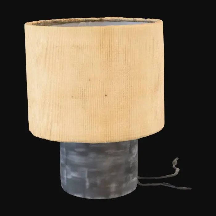 3D model for Stone Base Table Lamp