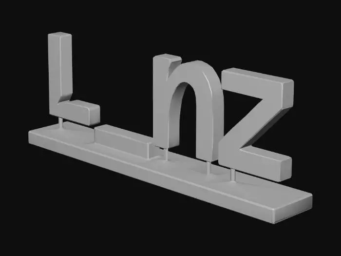 3D model for Wooden SNL Letters