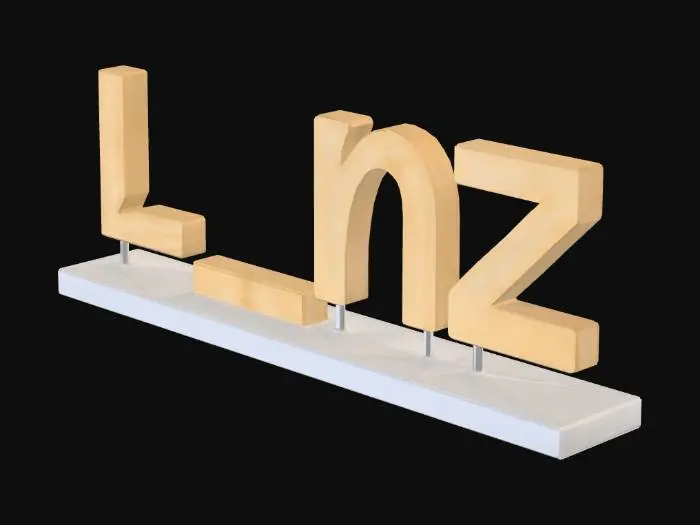 3D model for Wooden SNL Letters