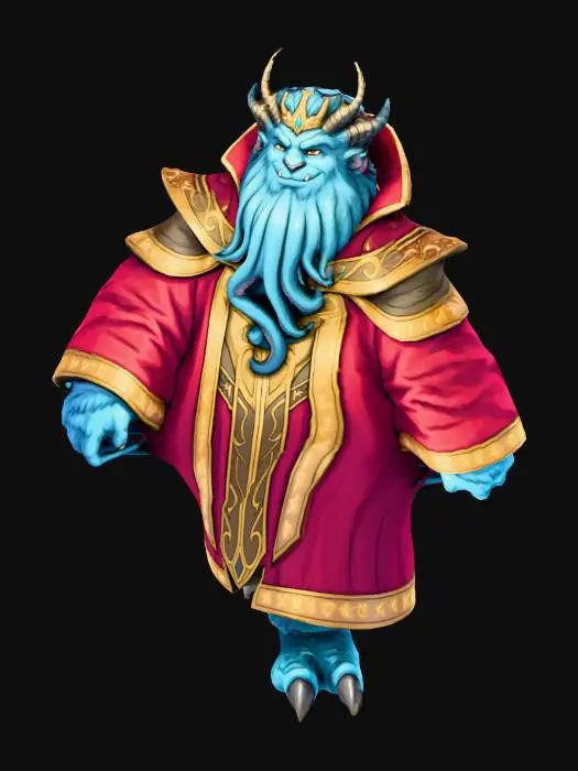 3D model for Mystic Blue Beast Ruler