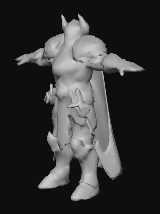3D model for Knight of Lumina