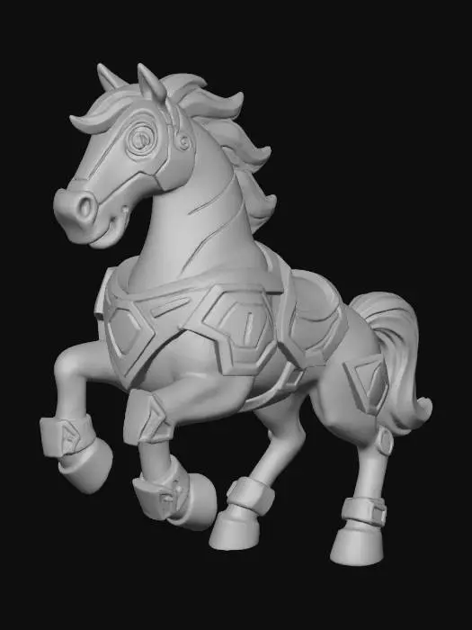 3D model for Stand horse, fortnite style