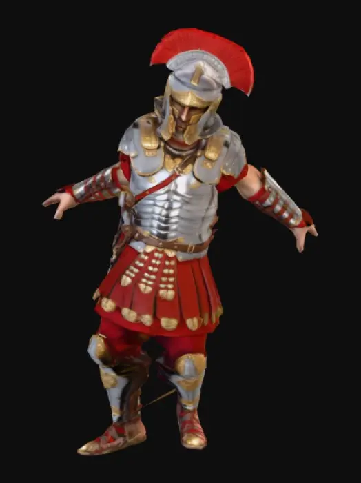 3D model for Roman Centurion Stance