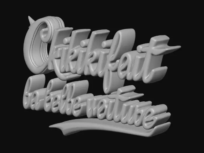 3D model for Chikikifait la belle voiture