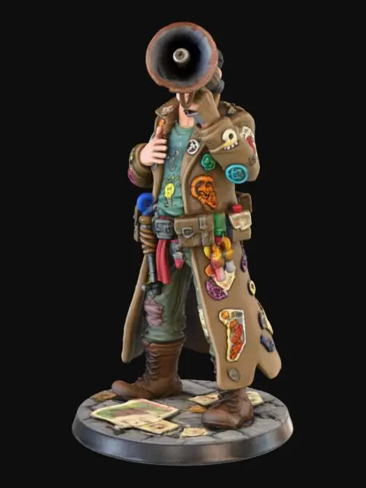 3D model for Rebel Rhetoric