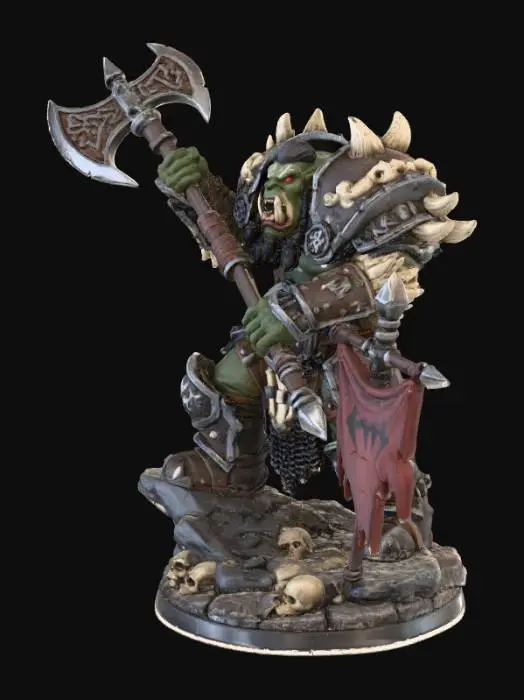 3D model for Orc Warlord Triumph