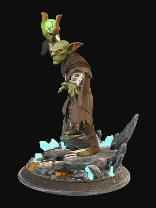 3D model for Forest Goblin Mage