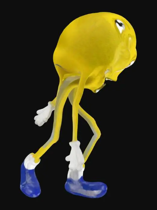 3D model for Yellow Grin