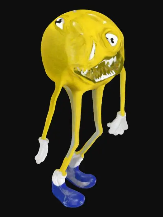 3D model for Yellow Grin