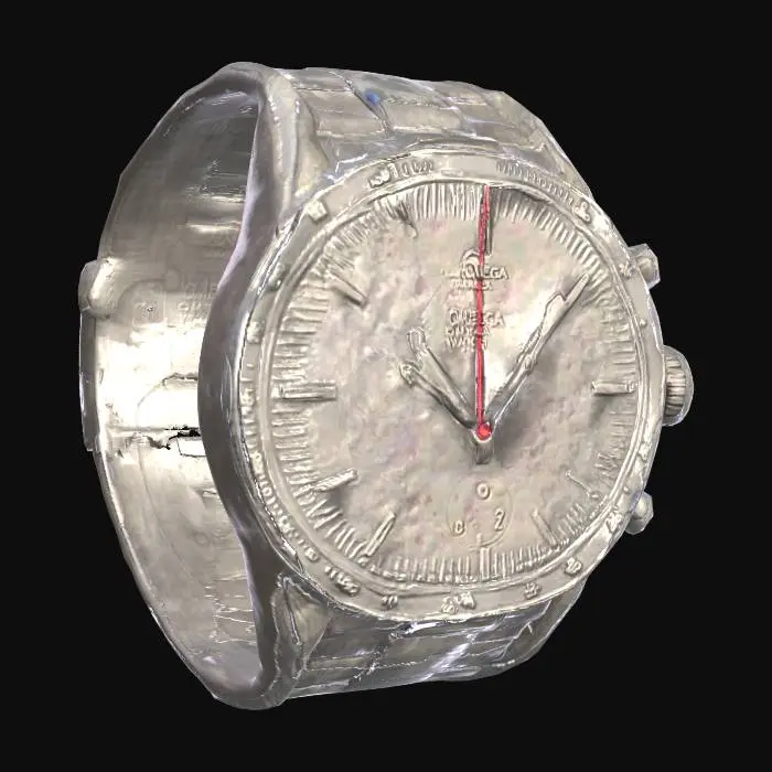 3D model for Une Montre Speedmaster de La marque Omega détaillée à la perfection de couleure blue ou noire.