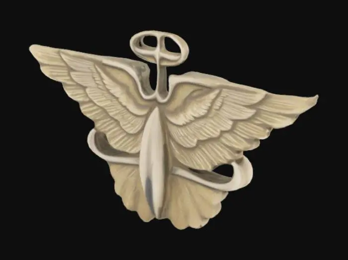 3D model for Pilot Wings Pin