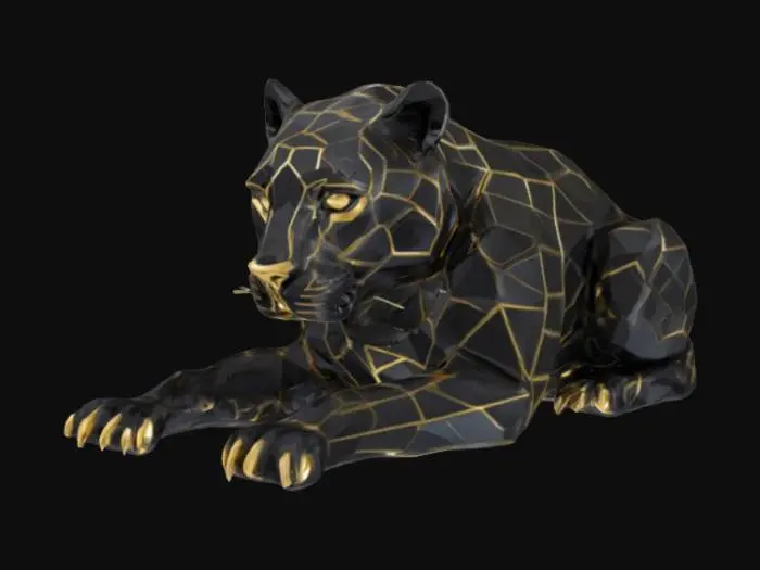 3D model for Geometric Panther Prism