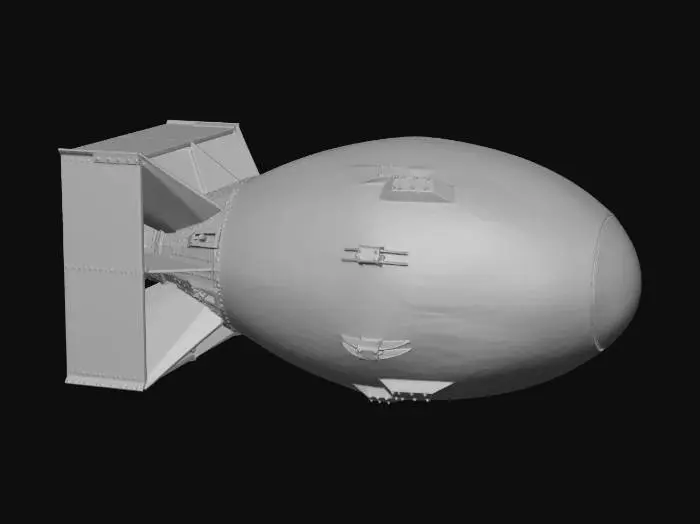 3D model for Fat Man Nuke Bomb