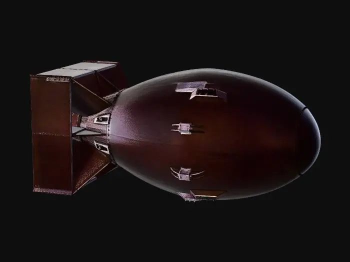 3D model for Fat Man Nuke Bomb