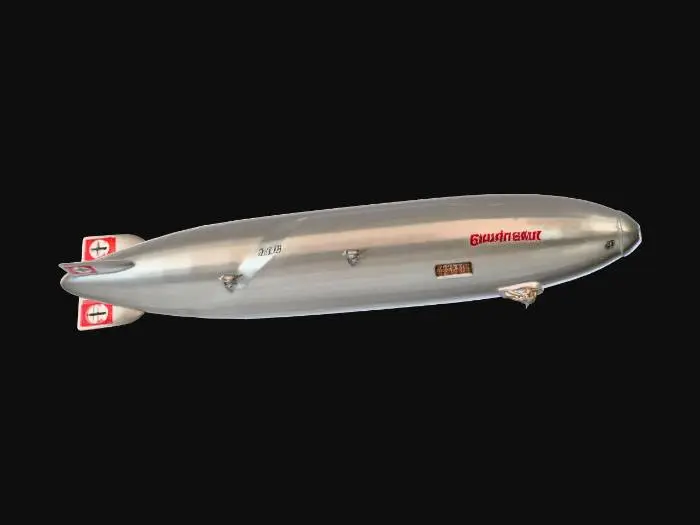 3D model for Hindenburg Zeppelin