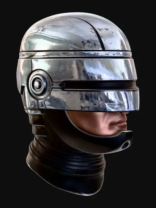 3D model for Cybernetic Helmet
