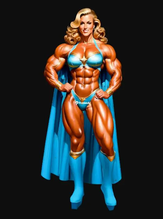 3D model for Powerful Heroine