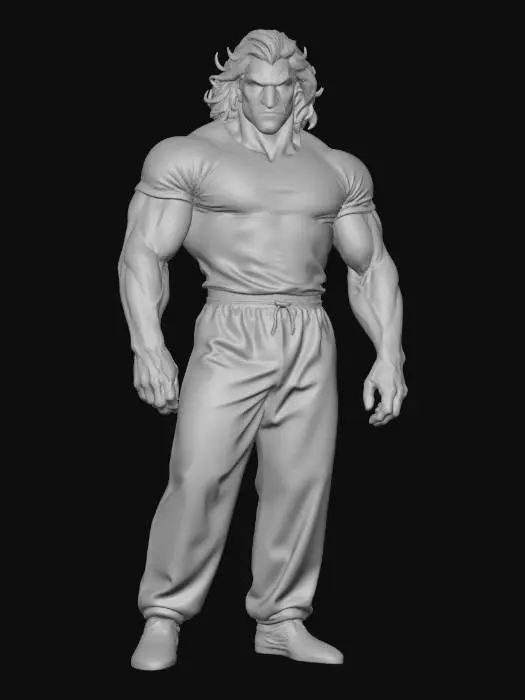 3D model for Yujiro Hanma