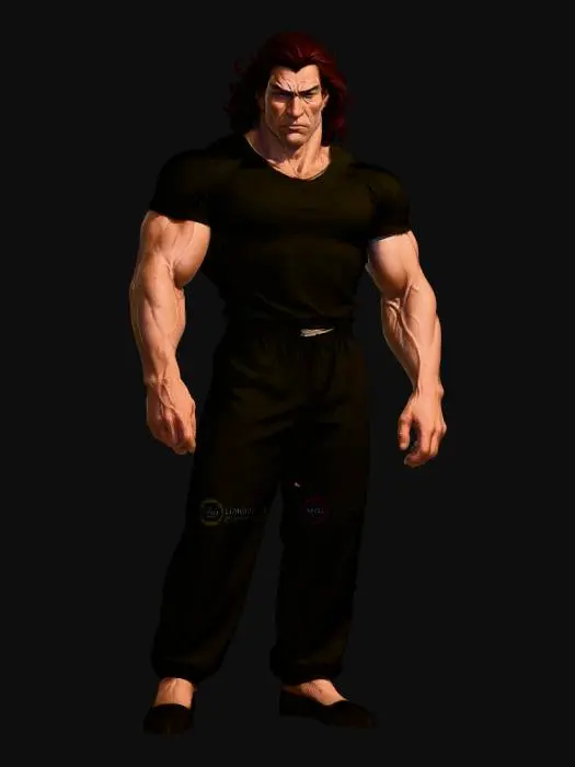3D model for Yujiro Hanma