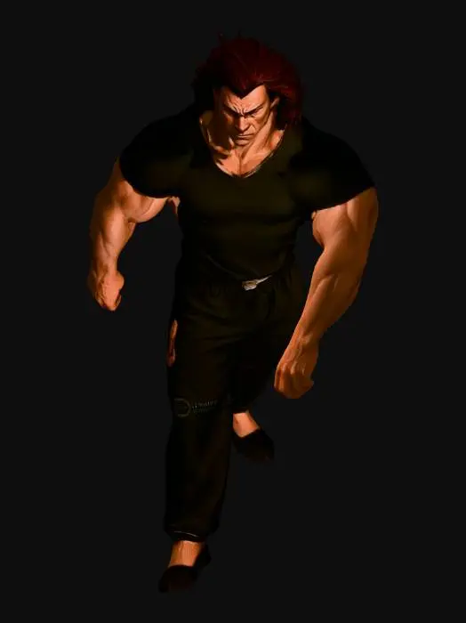 3D model for Yujiro Hanma
