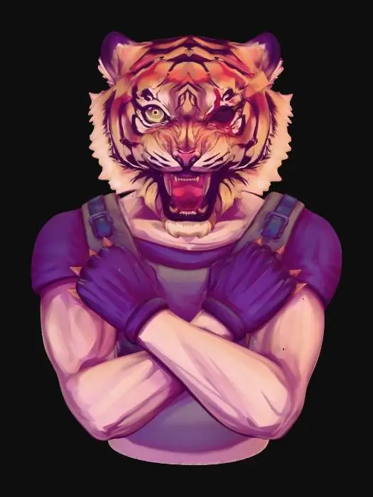 3D model for Hotline Miami Tony