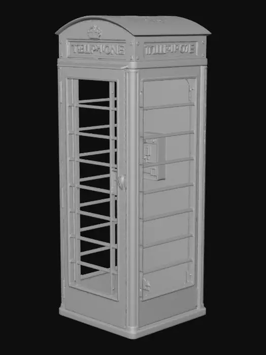3D model for Red Phone Booth in London