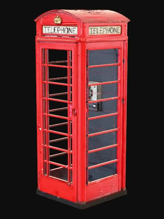 3D model for Red Phone Booth in London