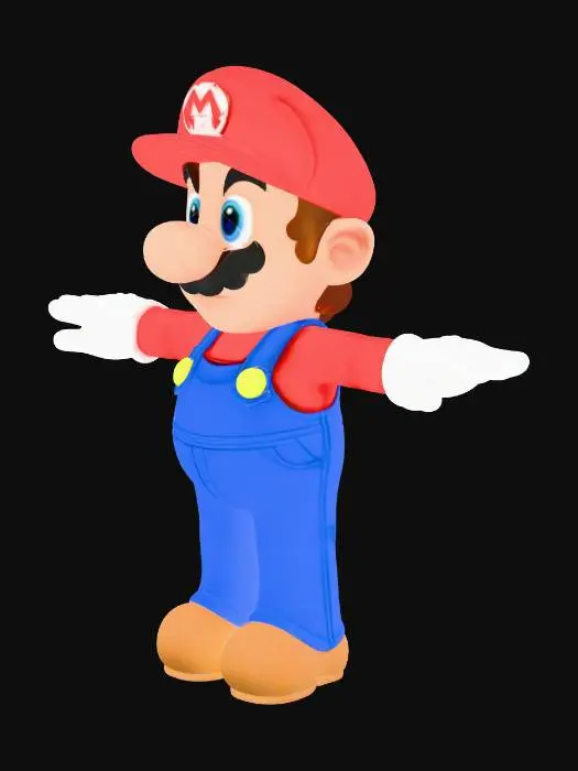3D model for Character_T_Pose
