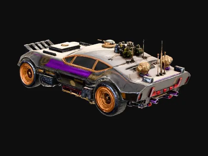 3D model for Futuristic Racer