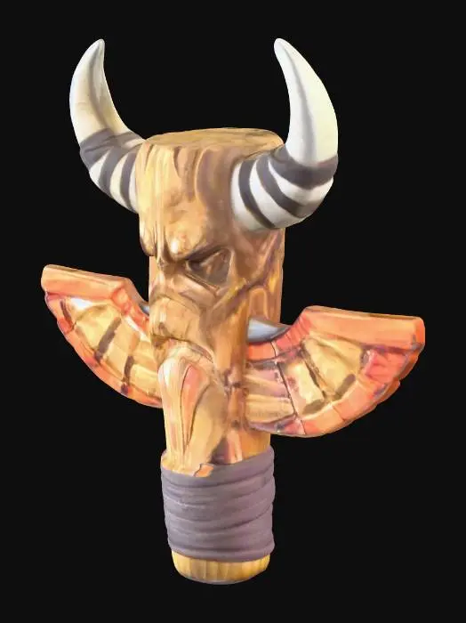3D model for Winged Horn Totem