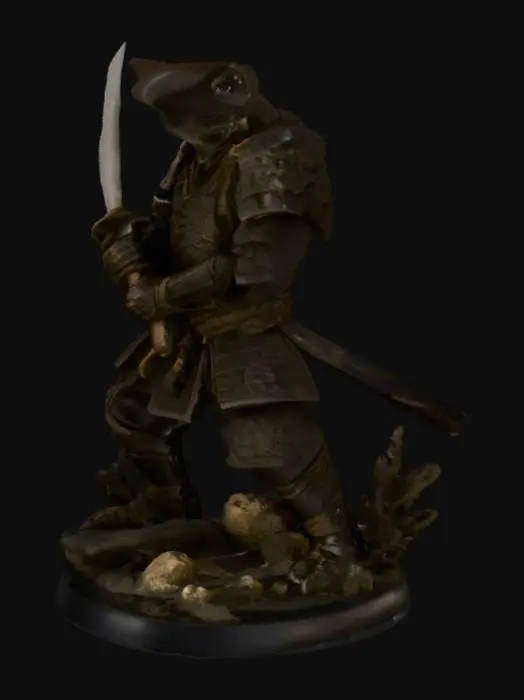 3D model for Samurai Sharkman