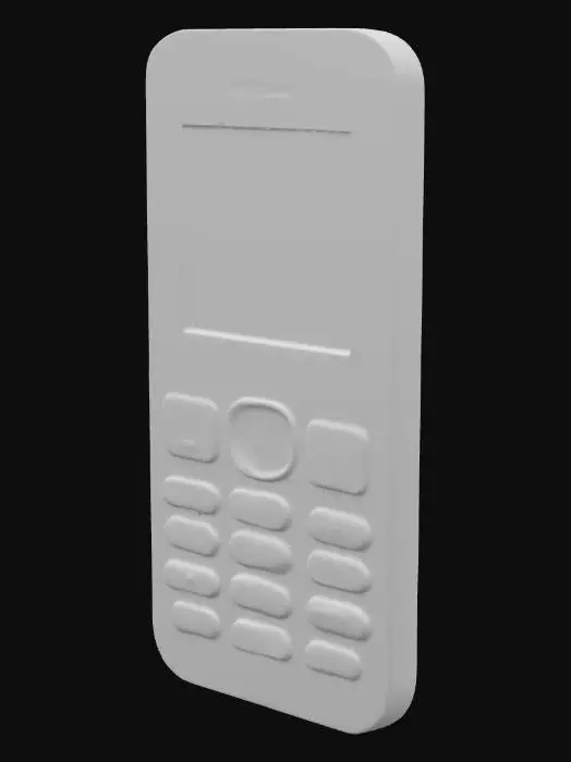 3D model for 老旧按键手机