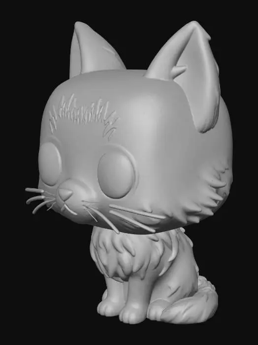 3D model for Plush Siamese Cat