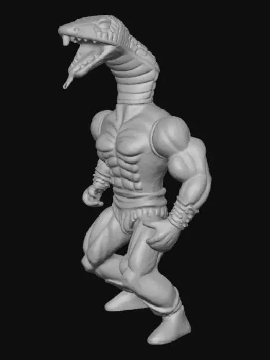 3D model for Croc-saurus Warrior