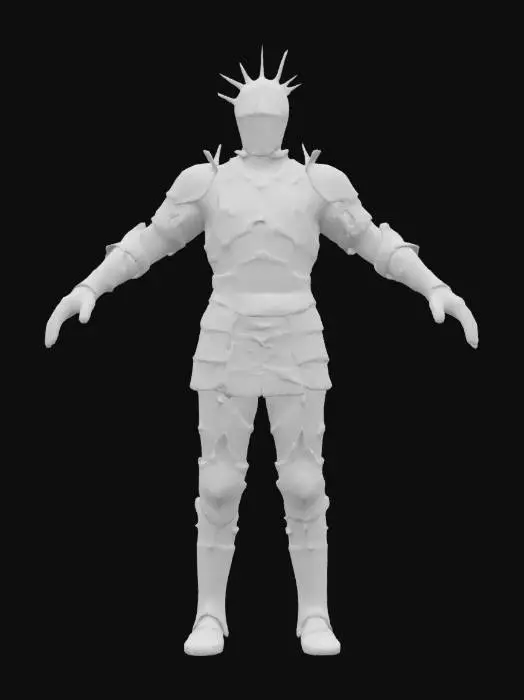3D model for Knight of Thorns