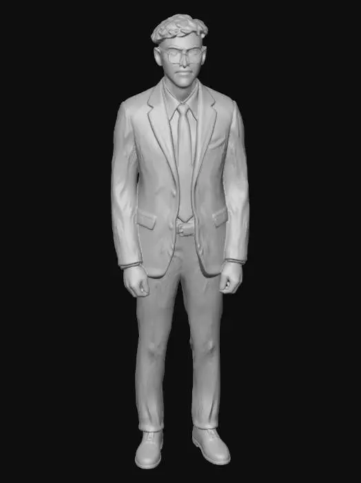 3D model for Navy Suit Portrait