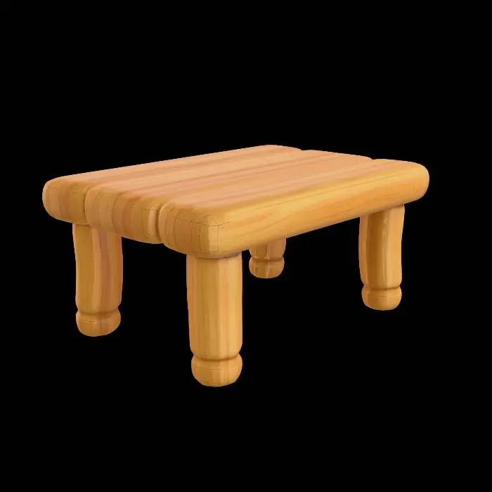 3D model for Golden Pillar Table