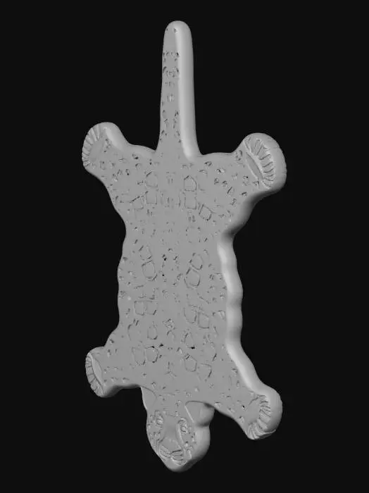 3D model for Colorful Leopard Rug