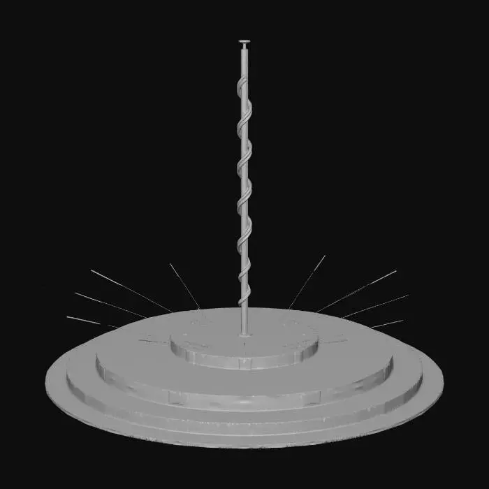 3D model for Neon Spiral Tower