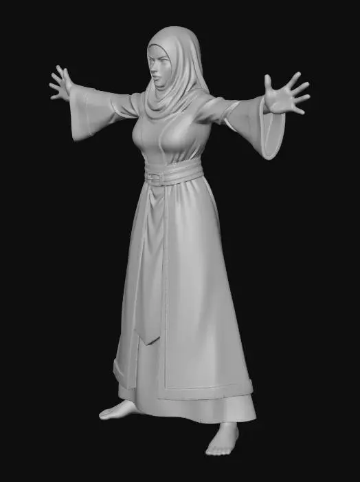 3D model for Veiled Guardian