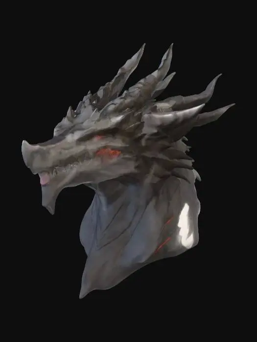 3D model for Ebonfire Dragon