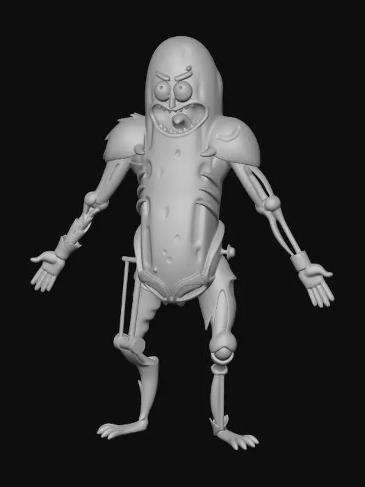3D model for Pickle Warrior