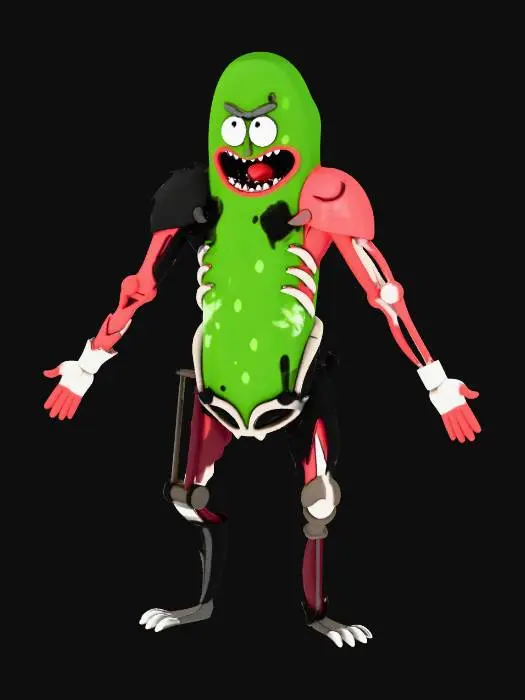 3D model for Pickle Warrior